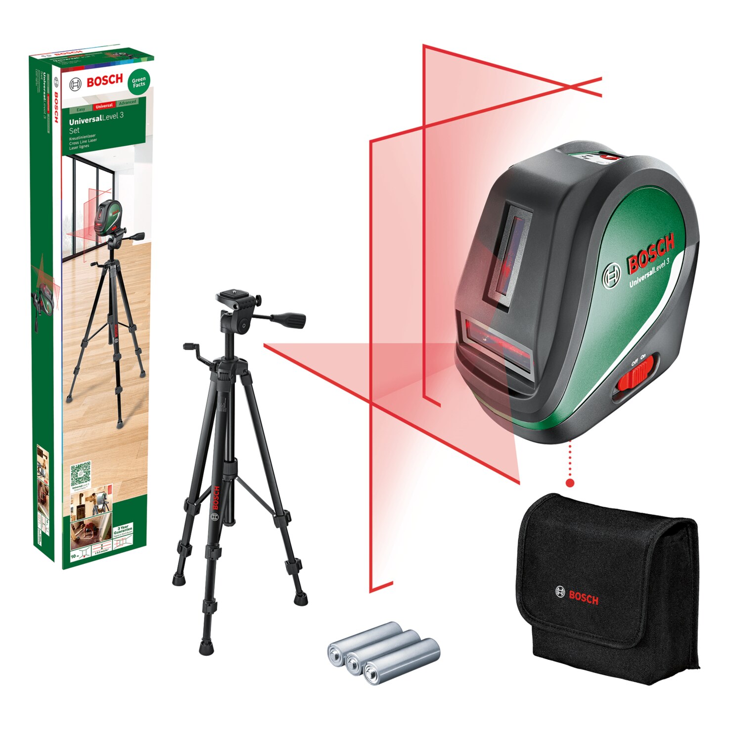 Laser krzyżowy — BOSCH UniversalLevel 3